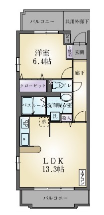 ソレイユ ノールの間取り