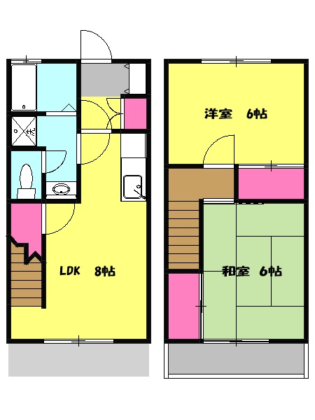 グリーンハイム大津の間取り