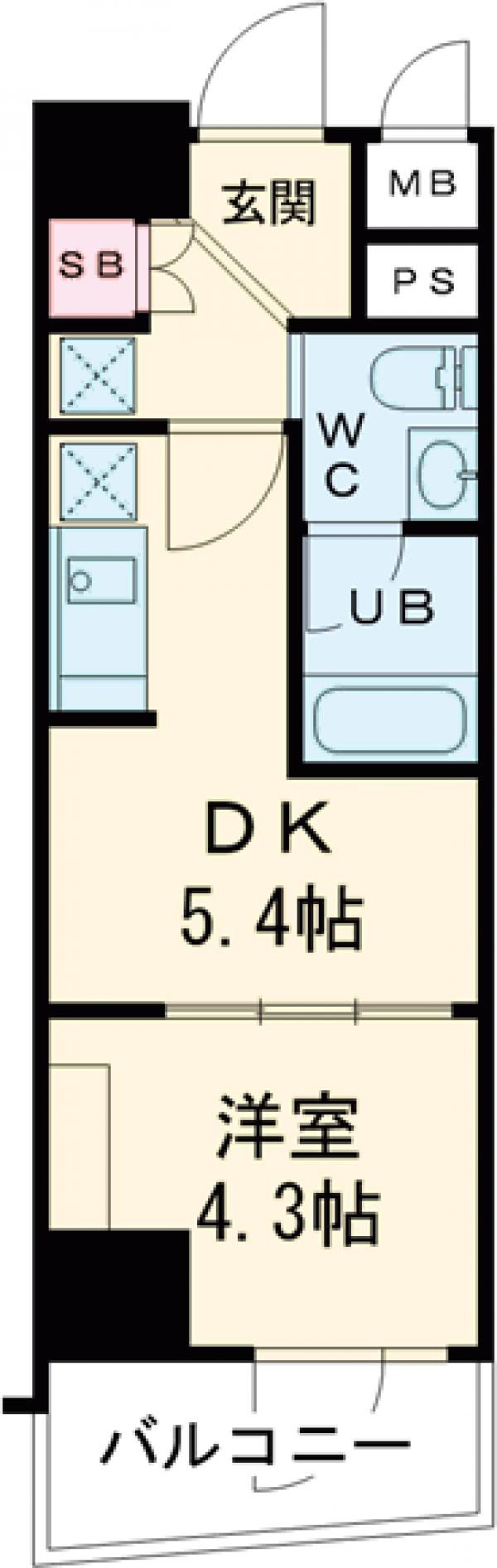 ＡＬＴＥＲＮＡ中野の間取り