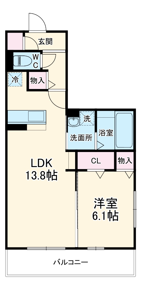 ヴィラ アメリアⅡの間取り