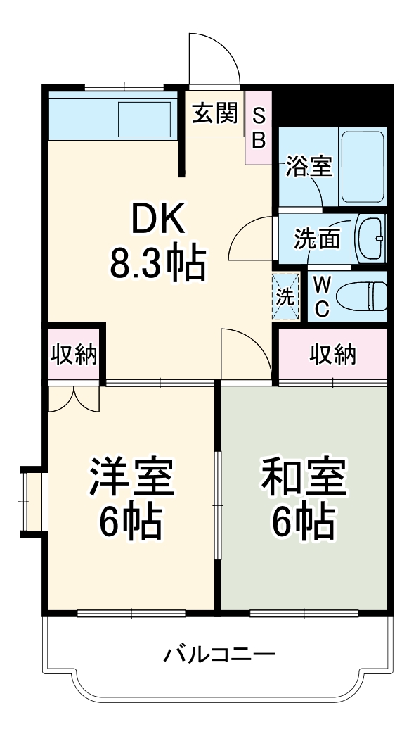 クリオス南橋本の間取り