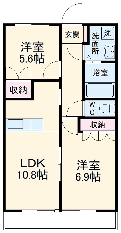 ネオ シュトラーゼの間取り