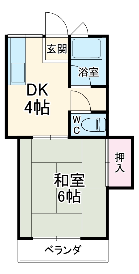 グリーンハイツの間取り