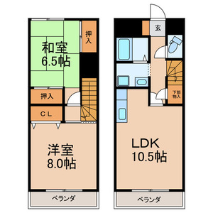 プラーティット本中山の間取り