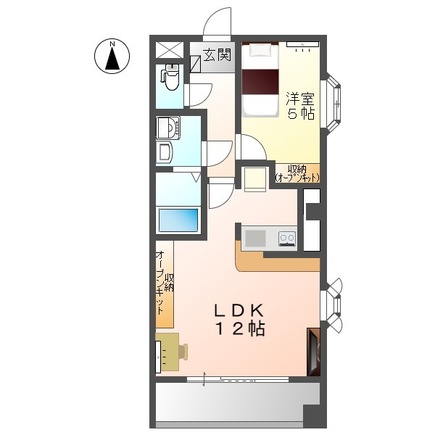 リバパレス鶴舞の間取り