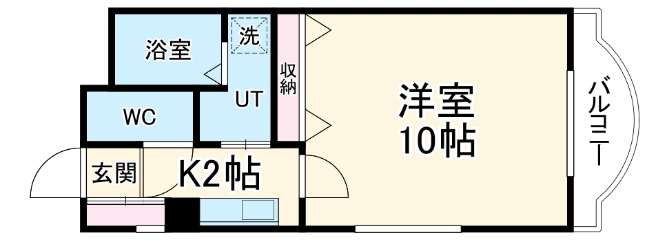 マ・メゾン乾出の間取り