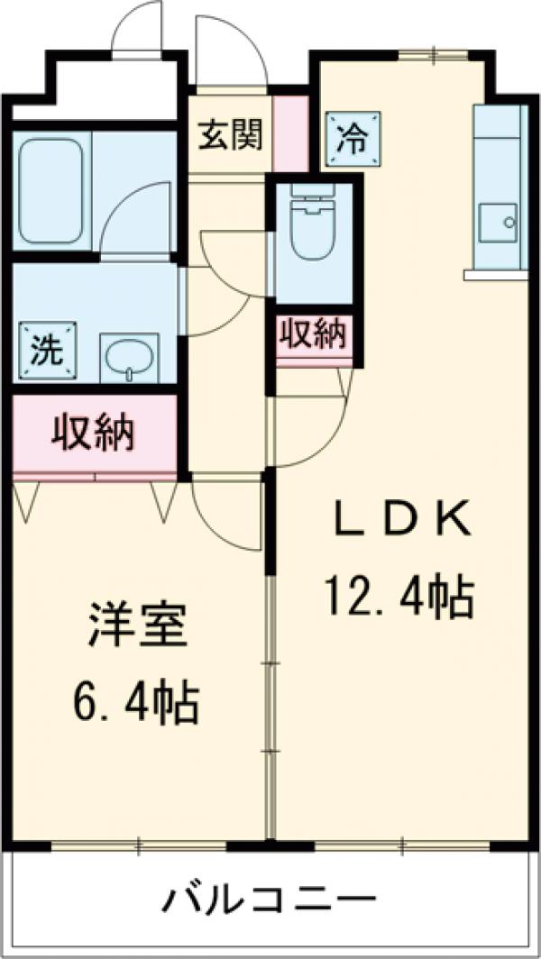 ピーノドゥーエの間取り