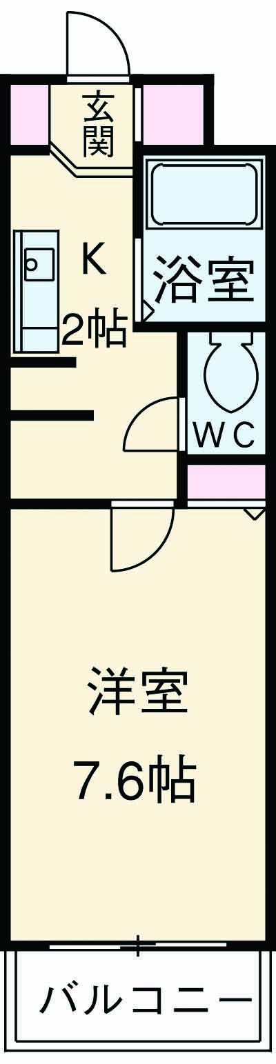 パークハイム大濠の間取り