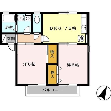 リヴェール Cの間取り