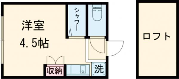 アーバンプレイス笹塚Ⅱ・205号室の間取り