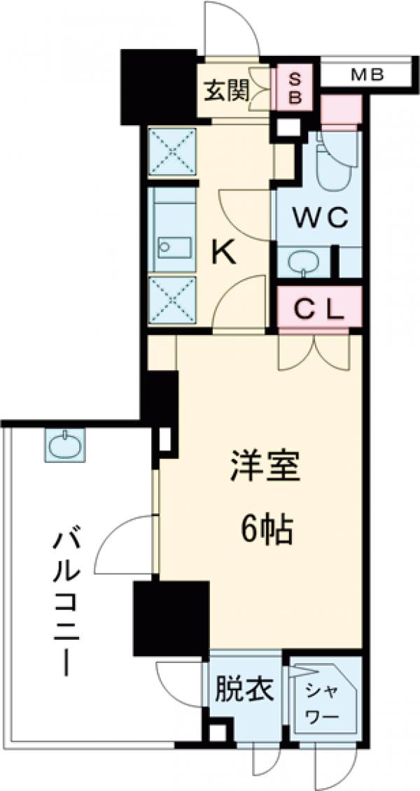 パークキューブ笹塚の間取り