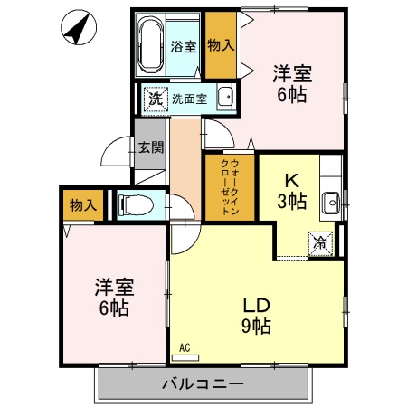 サニーグランパ Bの間取り