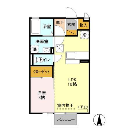 アプリコットの間取り