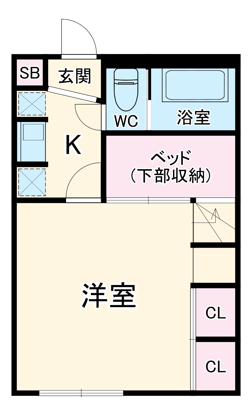フルール柏公園の間取り