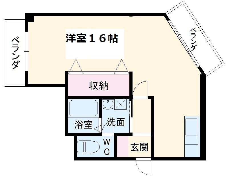 Choei第5コーポ中川の間取り