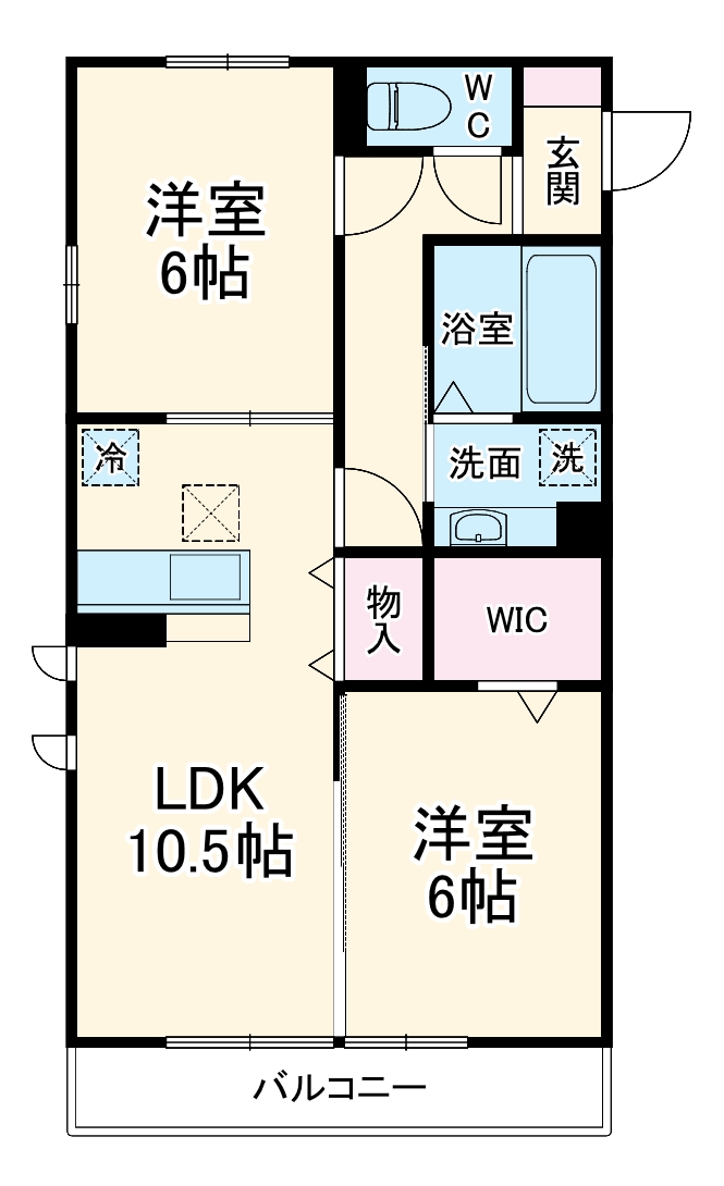 グランメールの間取り