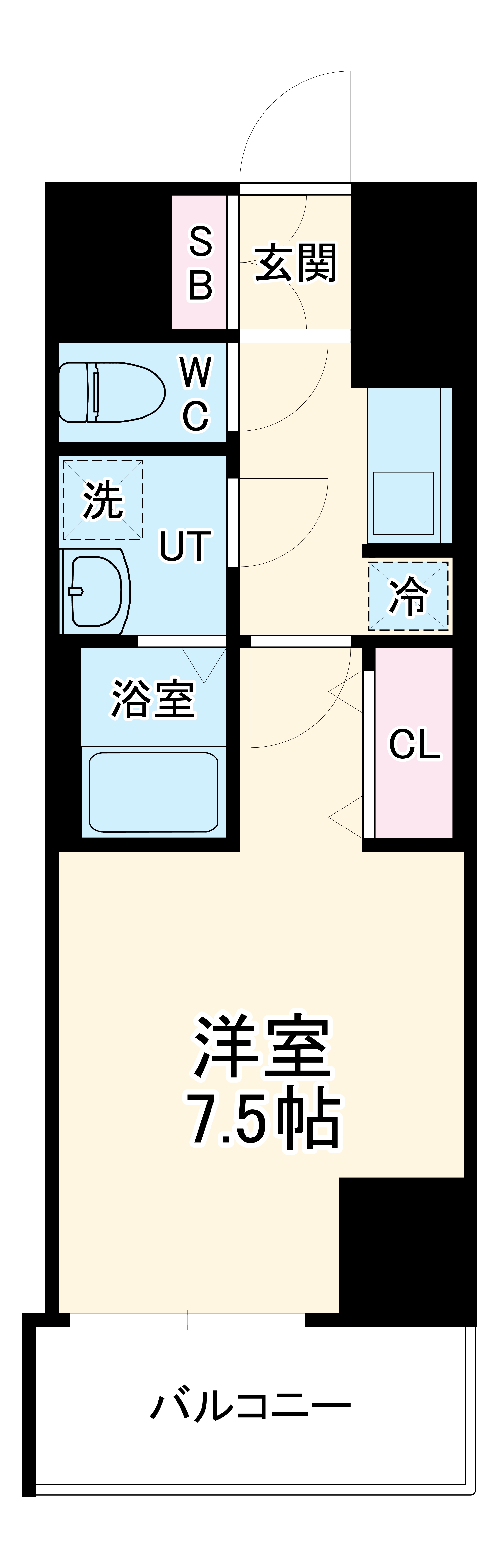 プライマル名古屋今池の間取り