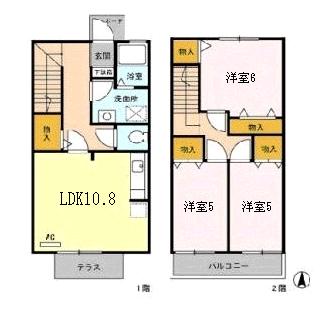 グレイス・パル国立の間取り