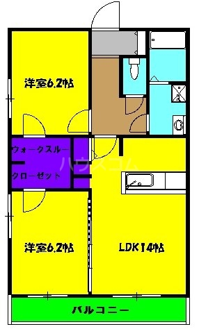 パルコ・ラートの間取り