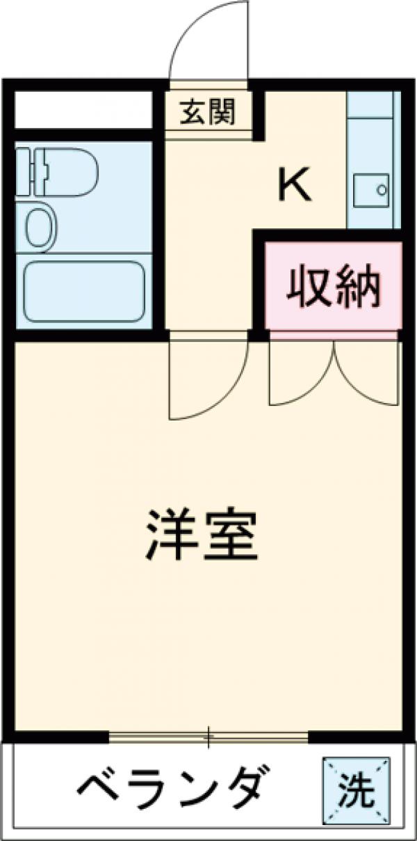 藤ハイツ桜の間取り