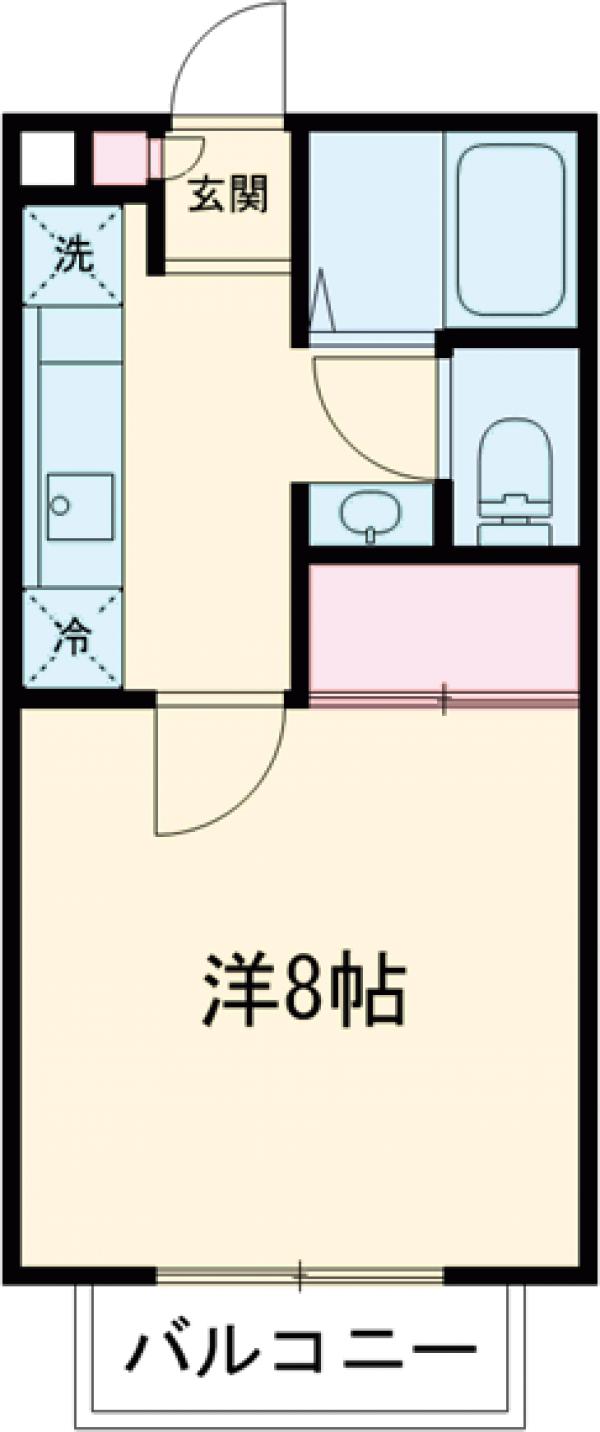 栄光ハイツの間取り