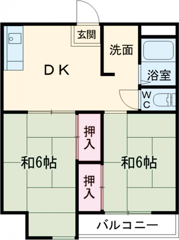 ハイツモンレーブの間取り