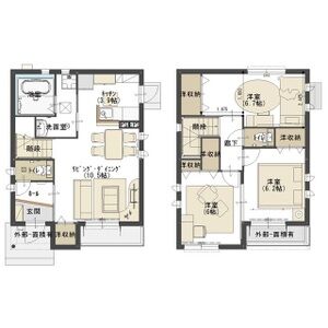 K&MヤナゼCの間取り