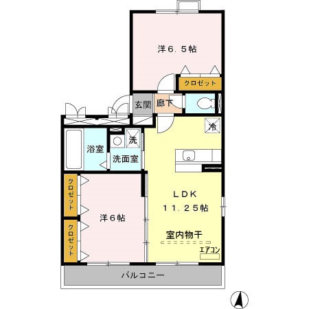 アサミアルジャンの間取り