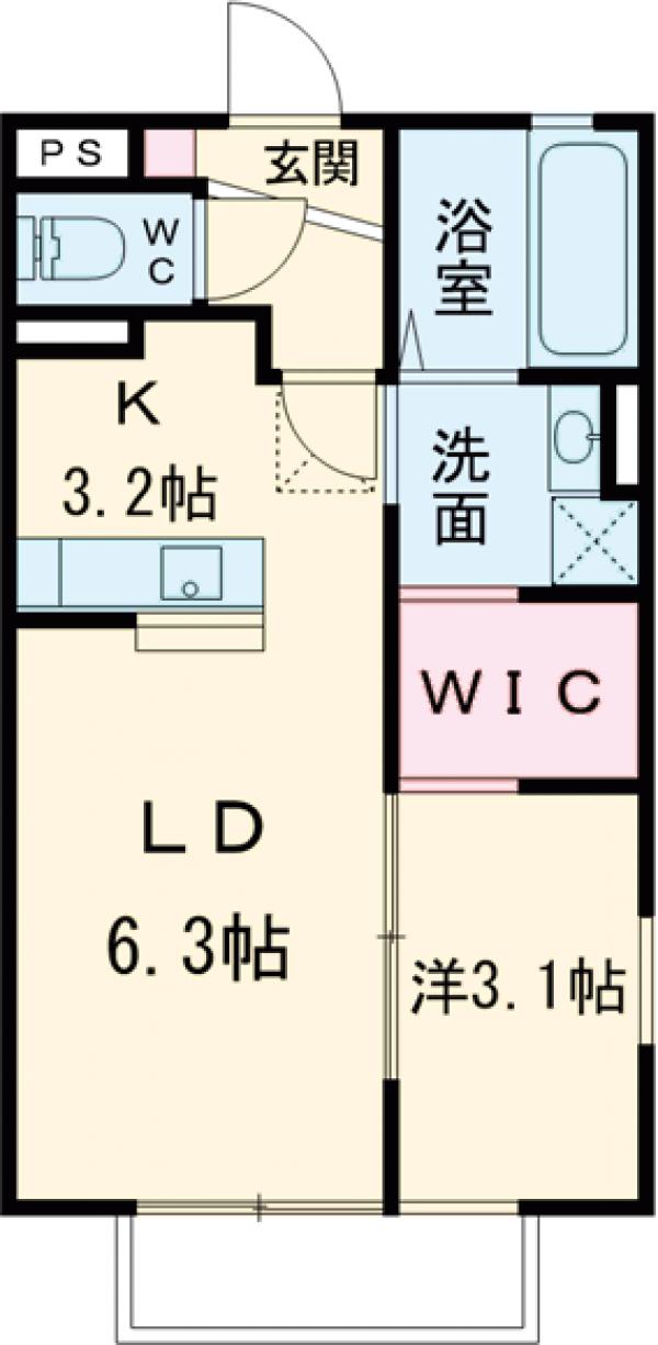 パナハイツ・カガワの間取り