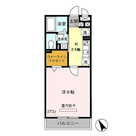 アムール赤山の間取り