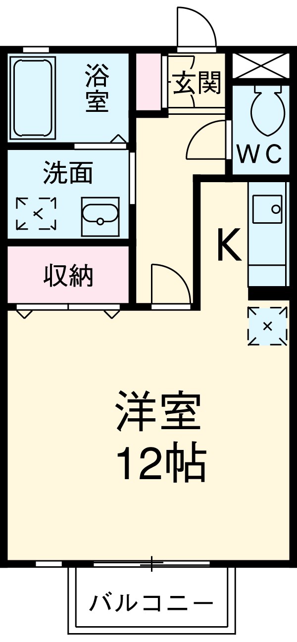 ソレイユ・エヌの間取り