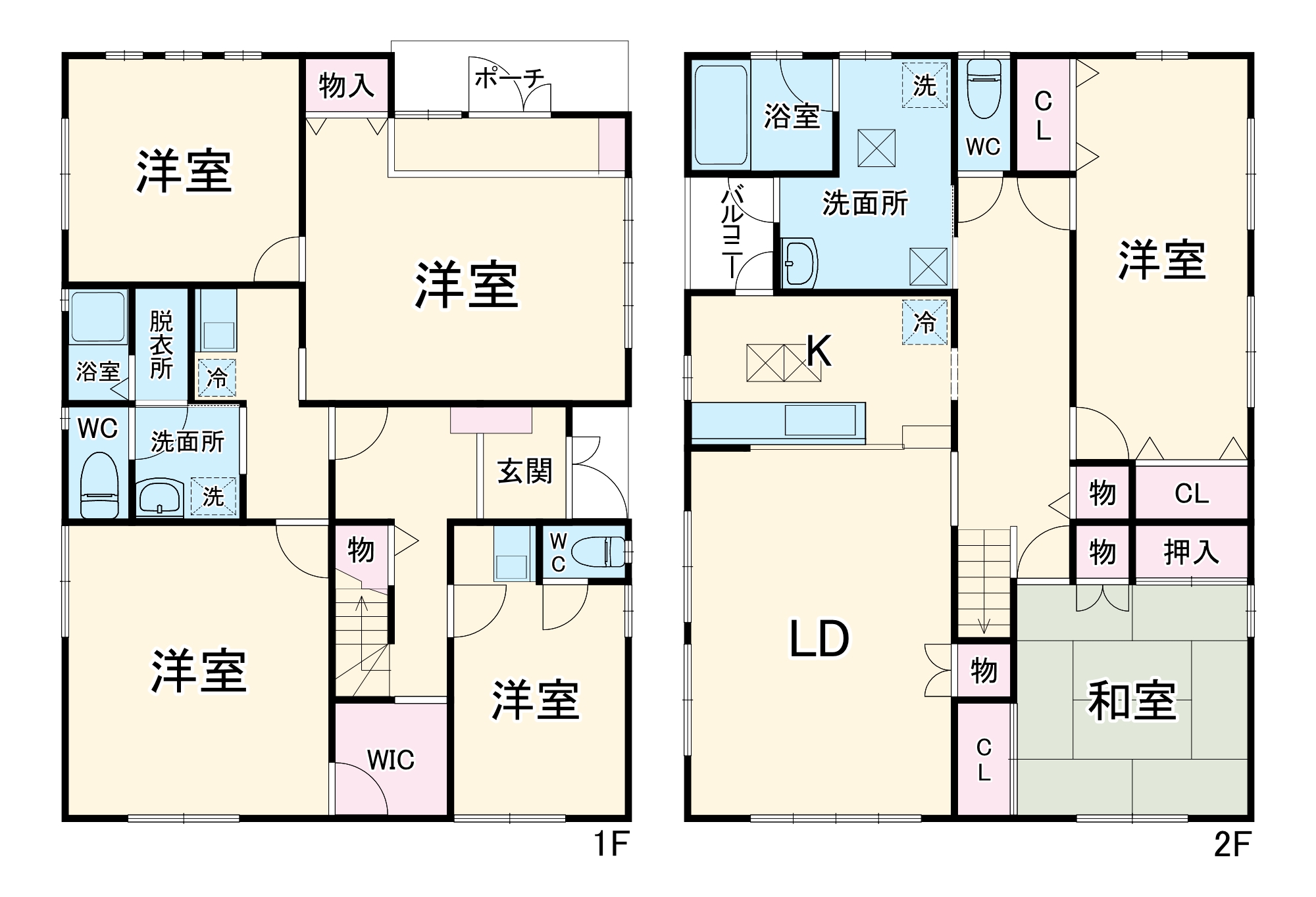岩崎戸建の間取り