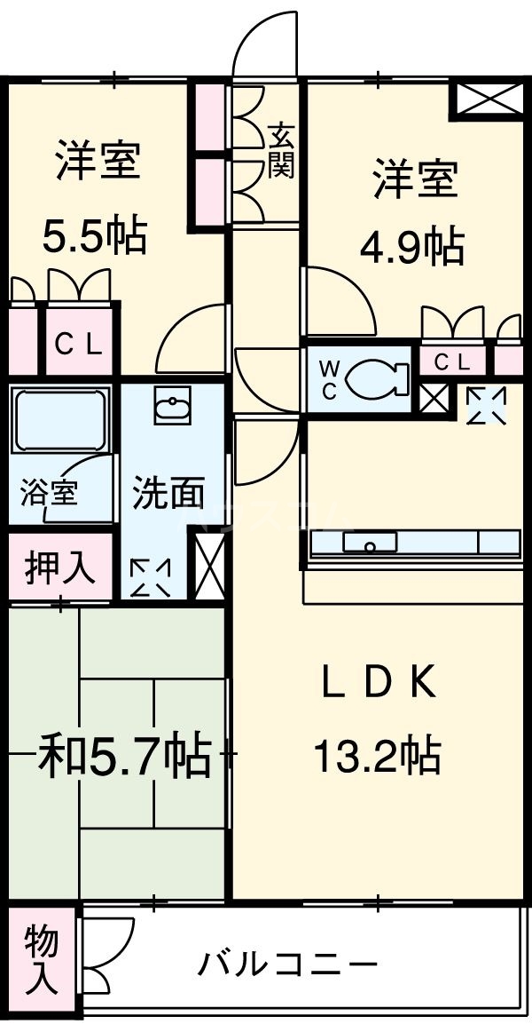 セントヒルズ西船橋の間取り
