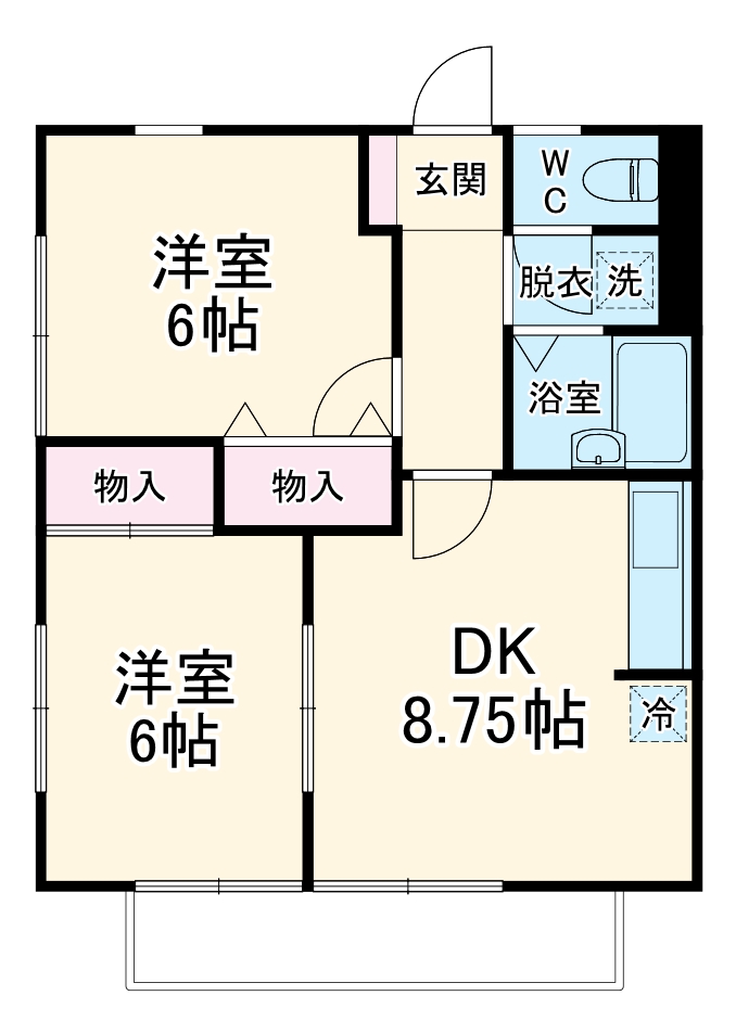 ハイム寿々の間取り