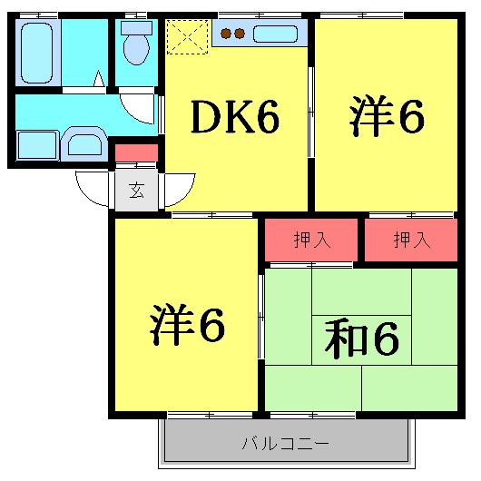 サングレース吉野の間取り