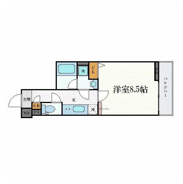クレヴィスタ高田馬場の間取り