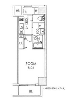 フウキレジデンス関目の間取り