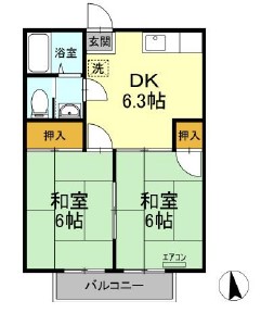 第2山治ハイツの間取り