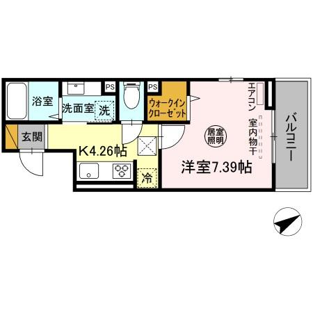 フェリシアの間取り