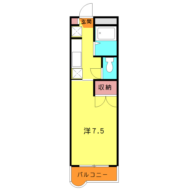 クレアール野比の間取り