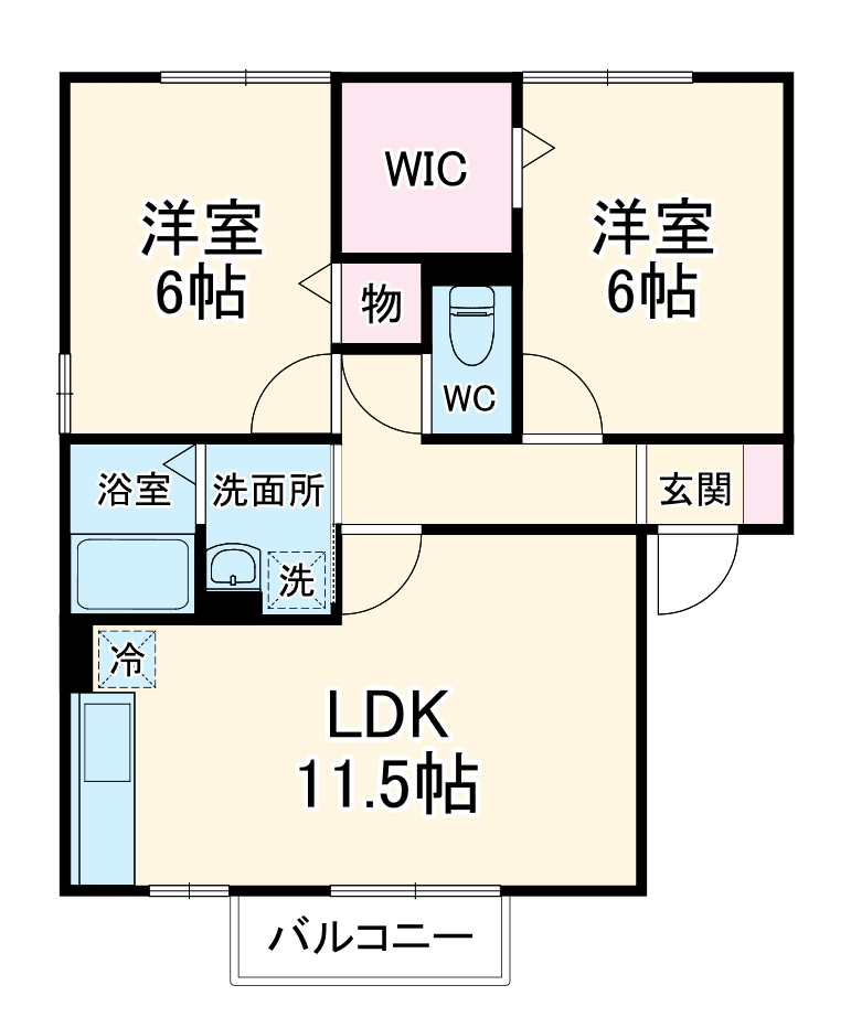 エクセル陽光台の間取り