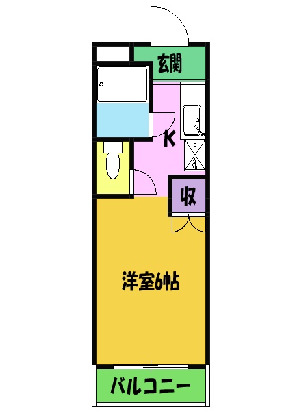 SHINアパートメントハウス扇町の間取り