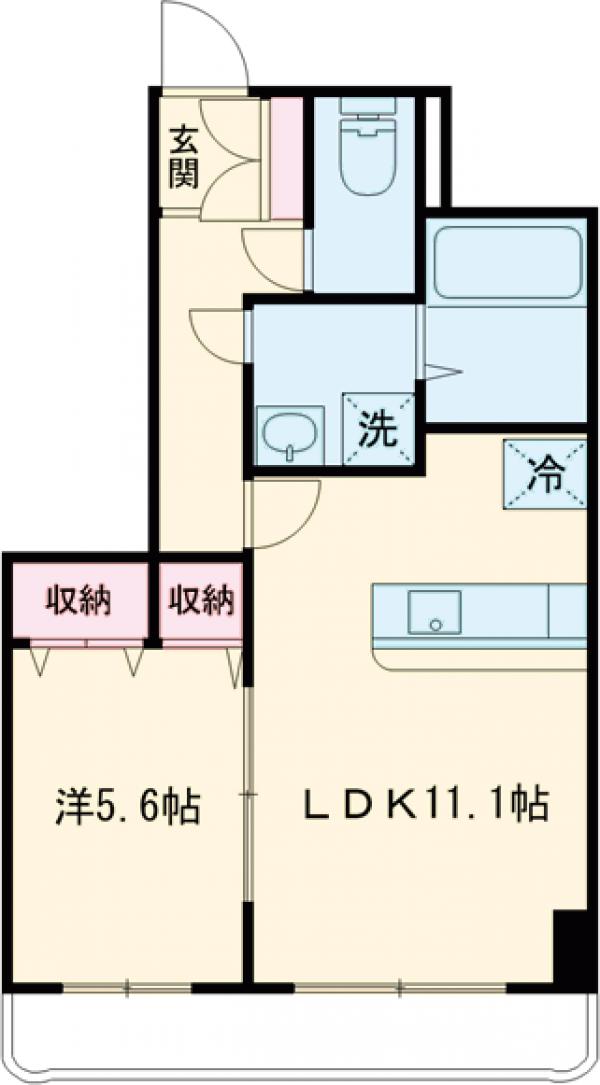 サンモールF.K.Dの間取り