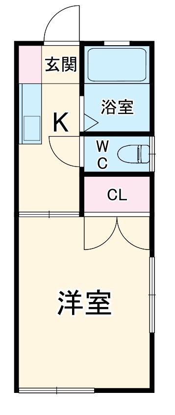 ハイツ伊奈の間取り