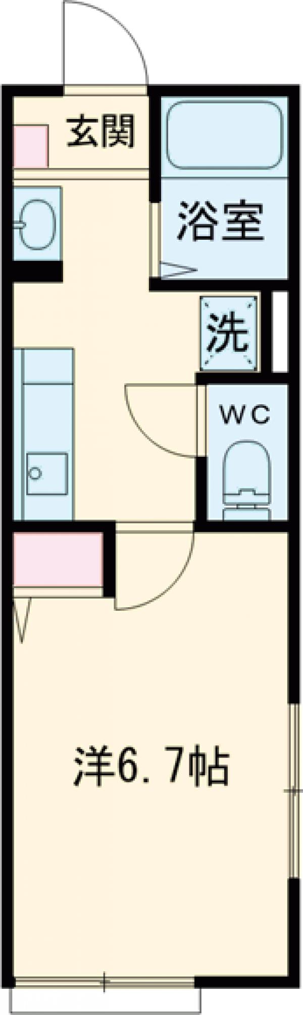 Flat.neo明大前の間取り