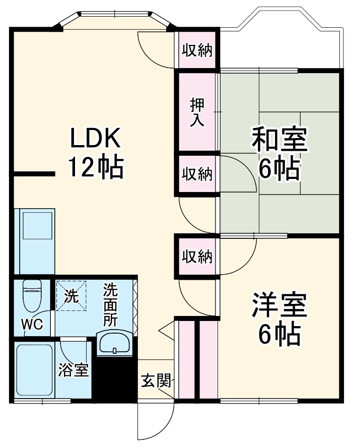 第三メゾン嶋田の間取り