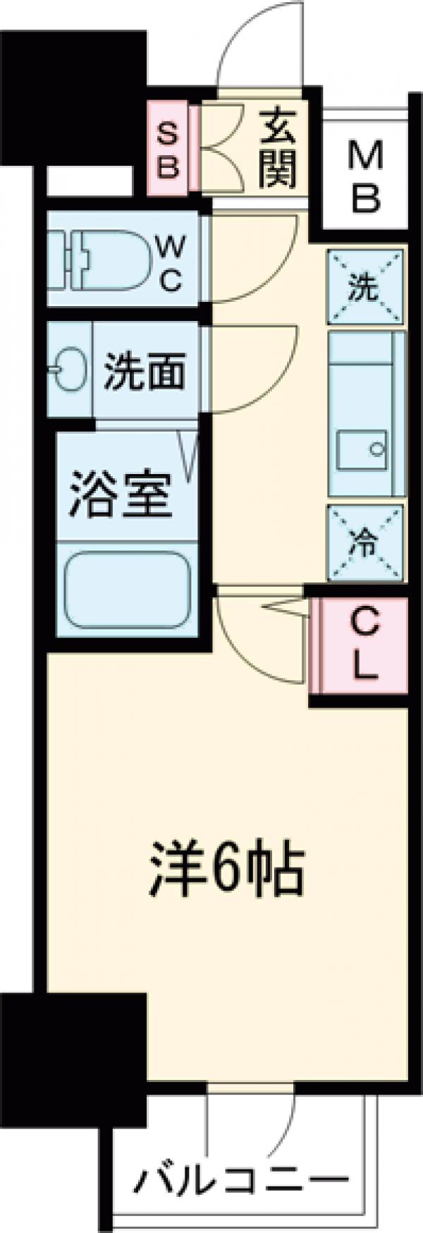 ジェノヴィア綾瀬Ⅱの間取り