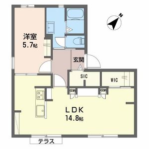 エスコートグリーンの間取り