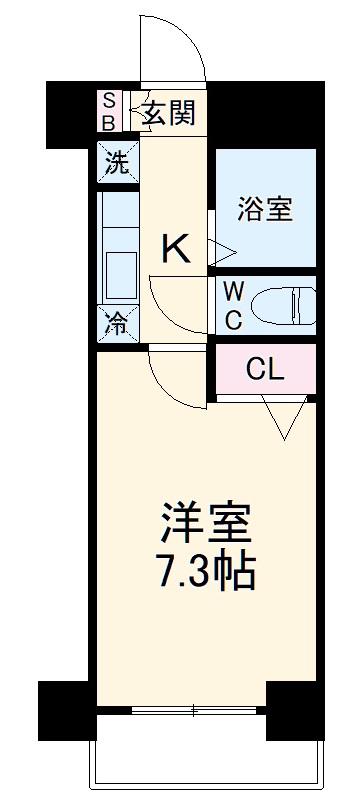 プライムアーバン行徳Ⅰの間取り