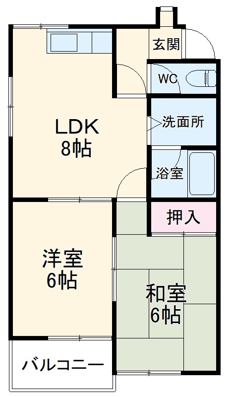 ムーニーツインクルⅡの間取り